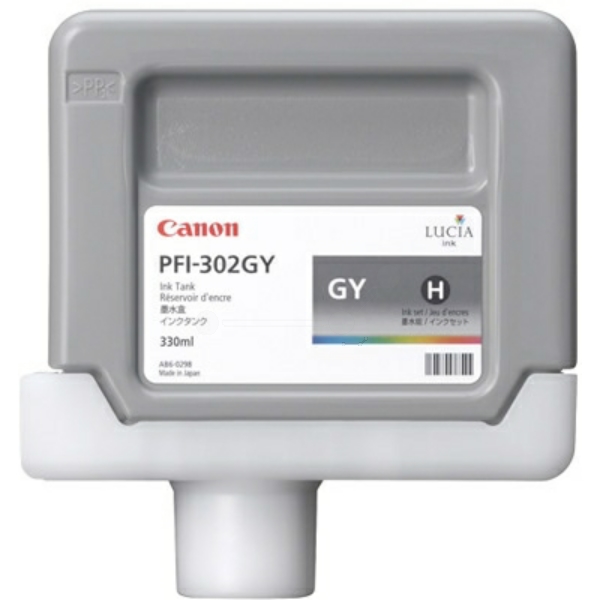 2217B001 // PFI302GY / original CANON Tintenpatrone grau / 2217B001 / 330.00 ml