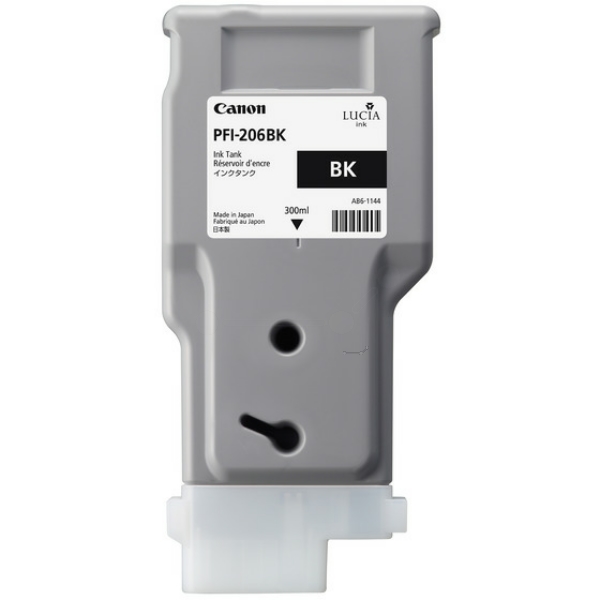 5303B001 // PFI206BK / schwarz / original CANON Tintenpatrone schwarz / 5303B001 / 300.00 ml