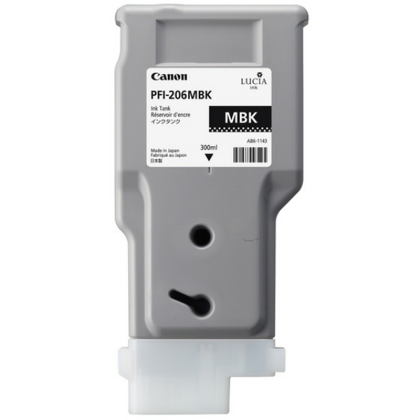 5302B001 // PFI206MBK / schwarz / original CANON Tintenpatrone schwarz matt / 5302B001 / 300.00 ml