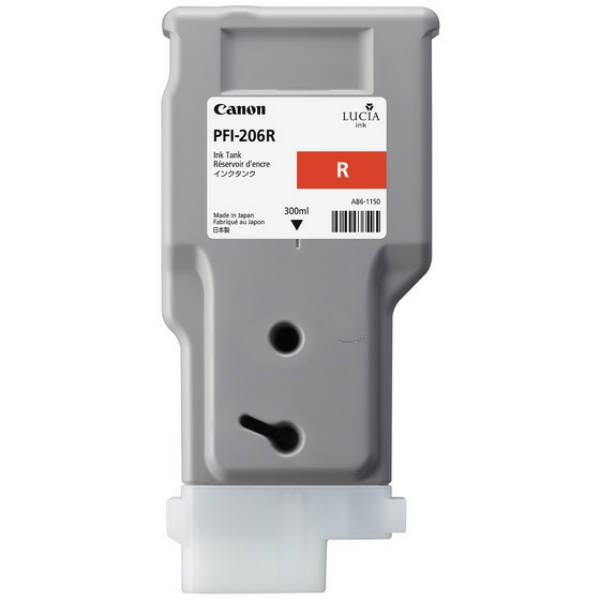 5309B001 // PFI206R / original CANON Tintenpatrone rot / 5309B001 / 300.00 ml