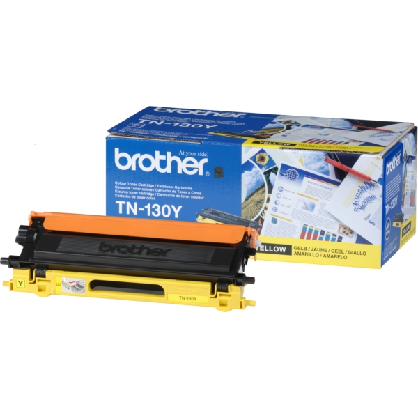 TN130Y / gelb / original BROTHER Toner gelb / TN130Y / 1500 S.