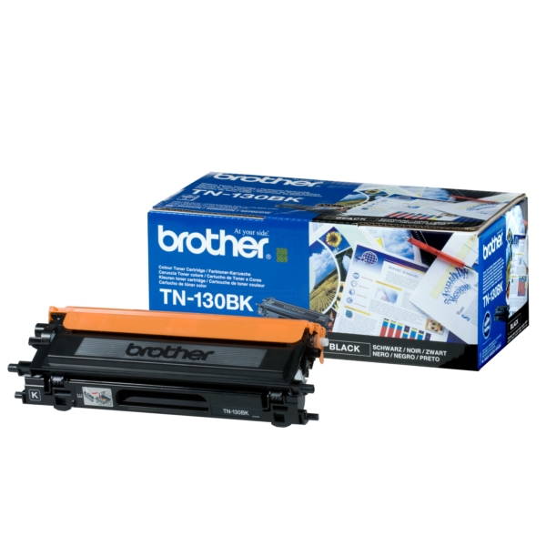 TN130BK / schwarz / original BROTHER Toner schwarz / TN130BK / 2500 S.