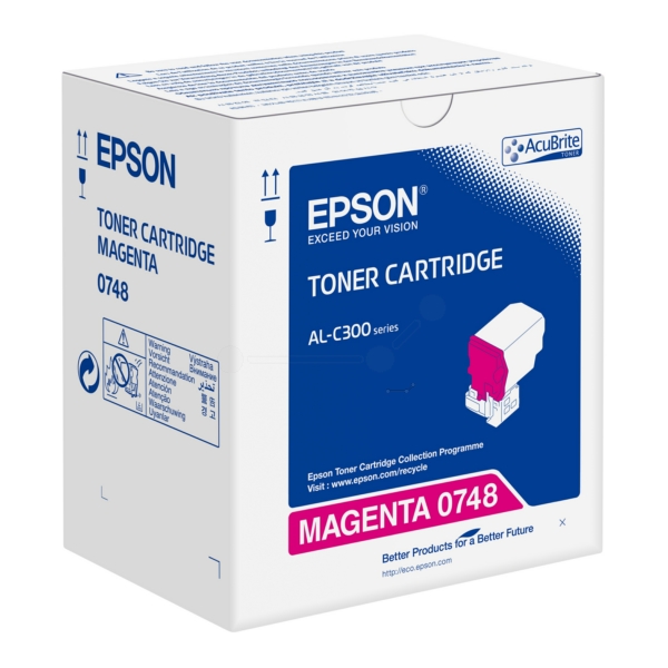 C13S050748 // 0748 / magenta / original EPSON Toner magenta / C13S050748 / 8800 S.