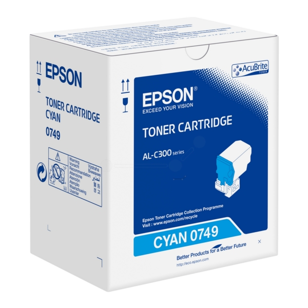 C13S050749 // 0749 / cyan / original EPSON Toner cyan / C13S050749 / 8800 S.