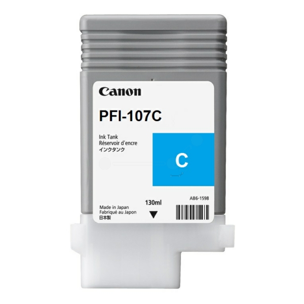 6706B001 // PFI107C / cyan / original CANON Tintenpatrone cyan / 6706B001 / 130.00 ml