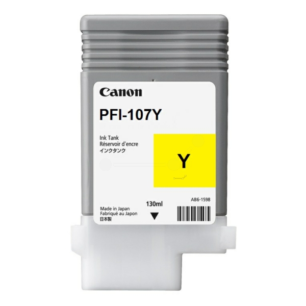 6708B001 // PFI107Y / gelb / original CANON Tintenpatrone gelb / 6708B001 / 130.00 ml