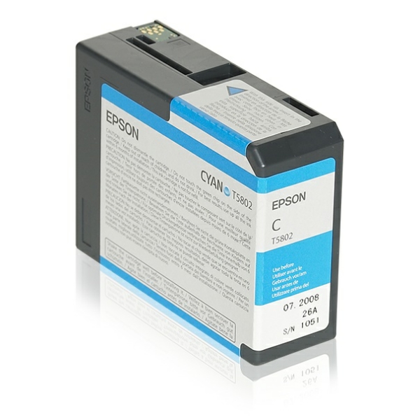 C13T580200 // T5802 / cyan / original EPSON Tintenpatrone cyan / C13T580200 / 80.00 ml