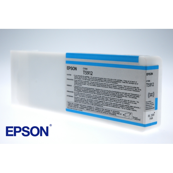 C13T591200 // T5912 / cyan / original EPSON Tintenpatrone cyan / C13T591200 / 700.00 ml