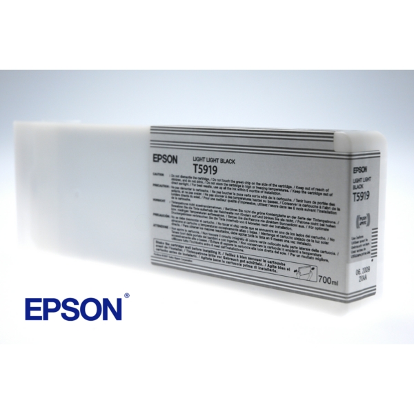 C13T591900 // T5919 / schwarz / original EPSON Tintenpatrone schwarz hell hell / C13T591900 / 700.00 ml