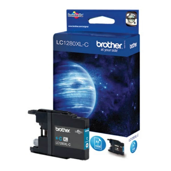 LC1280XLC / cyan / original BROTHER Tintenpatrone cyan / LC1280XLC / 1200 S.