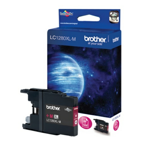 LC1280XLM / magenta / original BROTHER Tintenpatrone magenta / LC1280XLM / 1200 S.