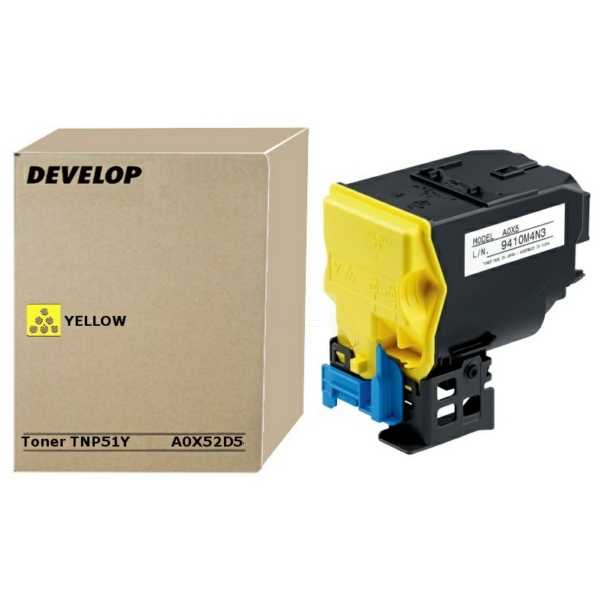 A0X52D5 // TNP51Y / gelb / original DEVELOP Toner gelb / A0X52D5 / 5000 S.