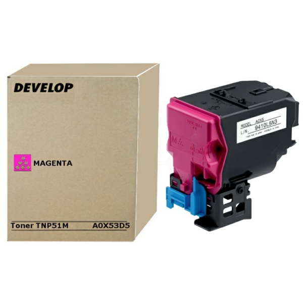 A0X53D5 // TNP51M / magenta / original DEVELOP Toner magenta / A0X53D5 / 5000 S.