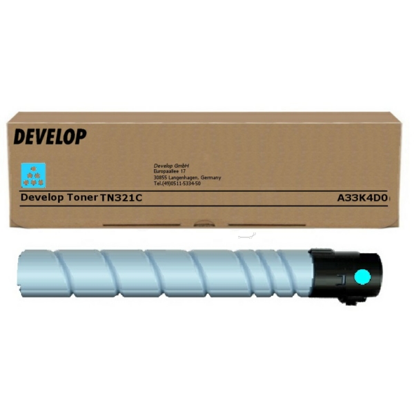 A33K4D0 // TN321C / cyan / original DEVELOP Toner cyan / A33K4D0 / 25000 S.