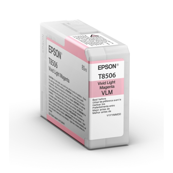 C13T85060N // T8506 / magenta / original EPSON Tintenpatrone magenta hell / C13T85060N / 80.00 ml