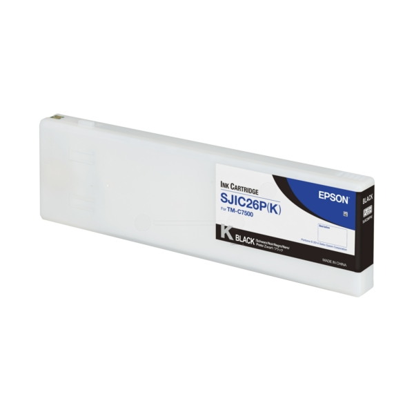 C33S020618 // SJIC26PK / schwarz / original EPSON Tintenpatrone schwarz / C33S020618 / 295.20 ml
