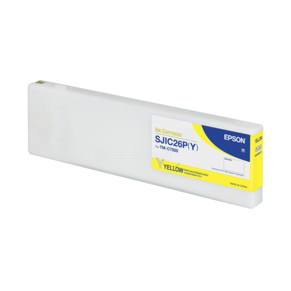 C33S020621 // SJIC26PY / gelb / original EPSON Tintenpatrone gelb / C33S020621 / 294.30 ml