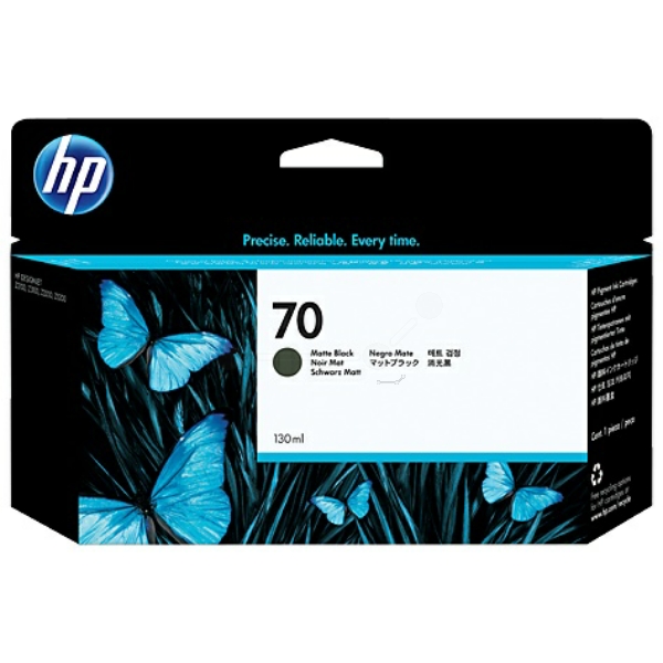 C9448A // 70 / schwarz / original HP Tintenpatrone schwarz matt / C9448A / 130.00 ml