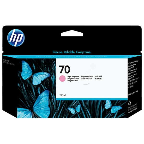 C9455A // 70 / magenta / original HP Tintenpatrone magenta hell / C9455A / 130.00 ml