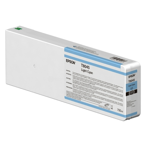 C13T804500 // T8045 / cyan / original EPSON Tintenpatrone cyan hell / C13T804500 / 700.00 ml