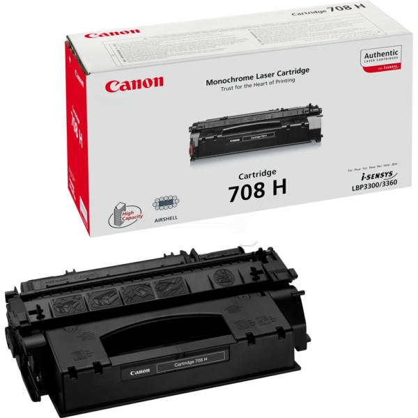 0917B002 // 708H / schwarz / original CANON Toner schwarz / 0917B002 / 6000 S.