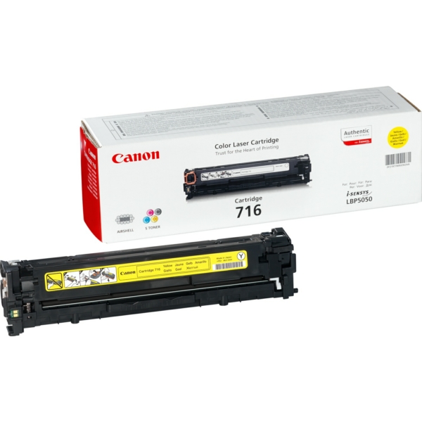 1977B002 // 716Y / gelb / original CANON Toner gelb / 1977B002 / 1500 S.