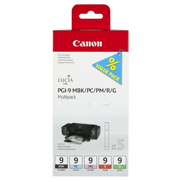 1033B013 // PGI9 / original CANON Tintenpatrone MultiPack / 1033B013 / 150 S.