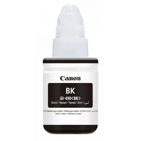 0663C001 // GI490BK / schwarz / original CANON Tintenflasche schwarz / 0663C001 / 6000 S. / 135.00 ml