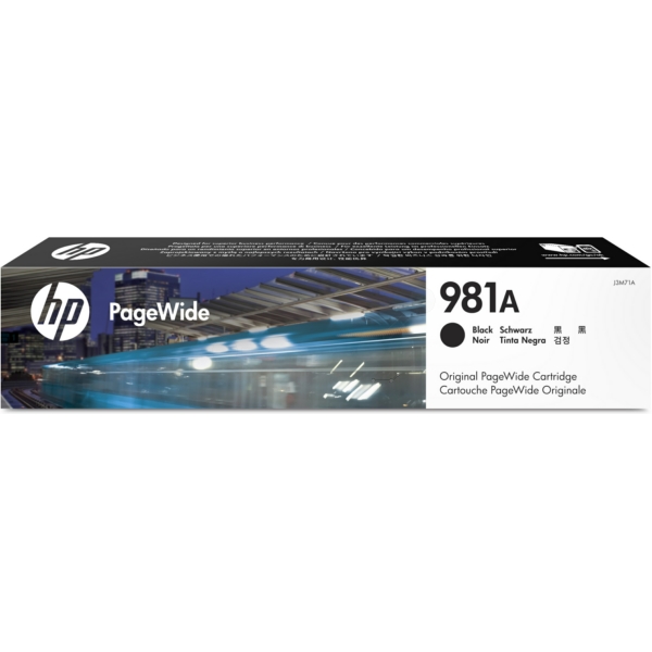 J3M71A // 981A / original HP Tintenpatrone schwarz / J3M71A / 6000 S. / 106.00 ml