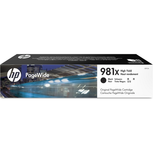 L0R12A // 981X / schwarz / original HP Tintenpatrone schwarz / L0R12A / 11000 S. / 194.00 ml
