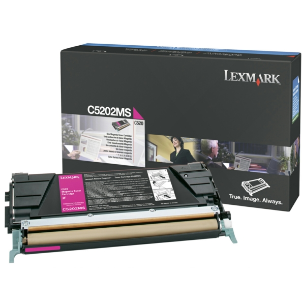 C5202MS / magenta / original LEXMARK Toner magenta / C5202MS / 1500 S.