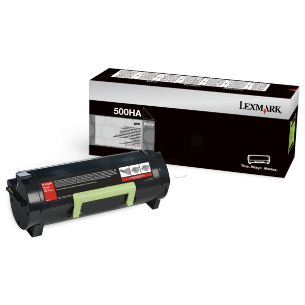 50F0HA0 // 500HA / schwarz / original LEXMARK Toner schwarz / 50F0HA0 / 5000 S.