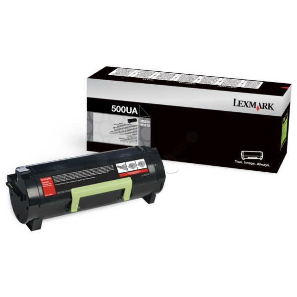 50F0UA0 // 500UA / schwarz / original LEXMARK Toner schwarz / 50F0UA0 / 20000 S.