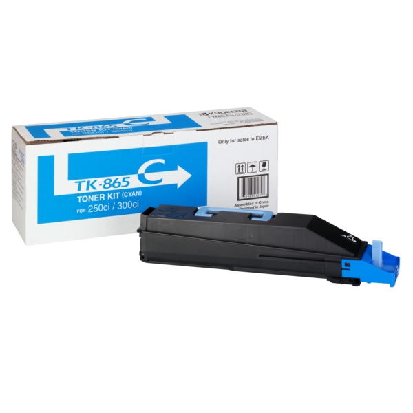 1T02JZCEU0 // TK865C / cyan / original KYOCERA Toner cyan / 1T02JZCEU0 / 12000 S.