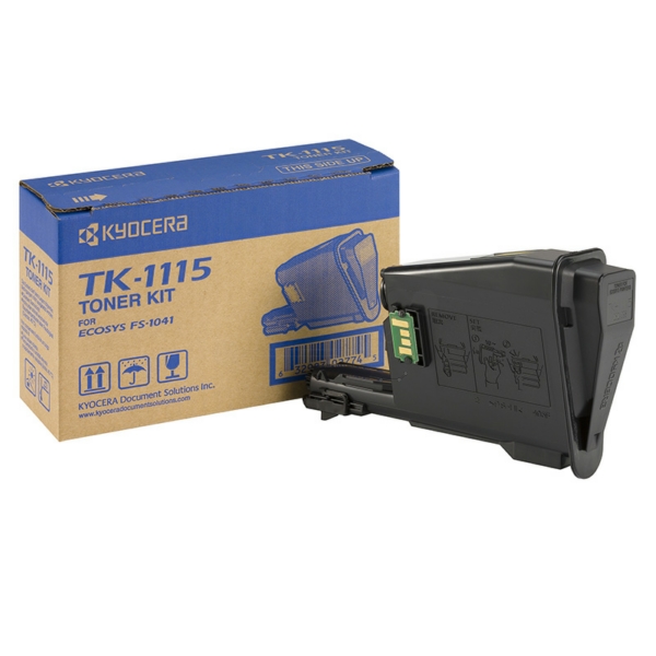 1T02M50NL0 // TK1115 / schwarz / original KYOCERA Toner schwarz / 1T02M50NL0 / 1600 S.