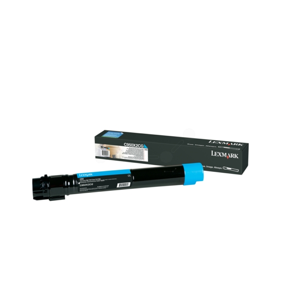 C950X2CG / cyan / original LEXMARK Toner cyan / C950X2CG / 22000 S.