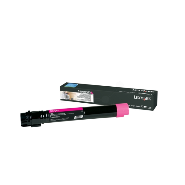 C950X2MG / magenta / original LEXMARK Toner magenta / C950X2MG / 22000 S.