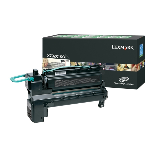 X792X1KG / schwarz / original LEXMARK Toner schwarz / X792X1KG / 20000 S.