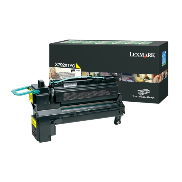 X792X1YG / gelb / original LEXMARK Toner gelb / X792X1YG / 20000 S.