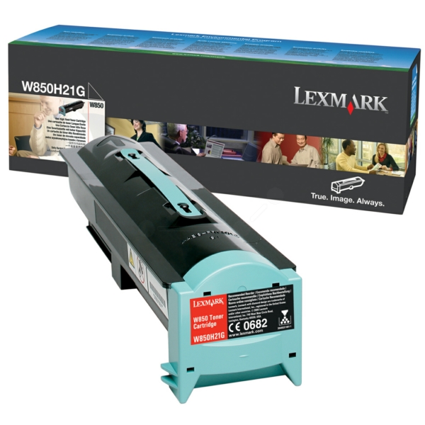 W850H21G / schwarz / original LEXMARK Toner schwarz / W850H21G / 35000 S.