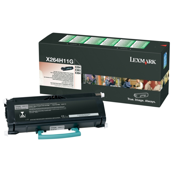 X264H11G / schwarz / original LEXMARK Toner schwarz / X264H11G / 9000 S.