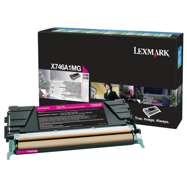 X746A1MG / magenta / original LEXMARK Toner magenta / X746A1MG / 7000 S.