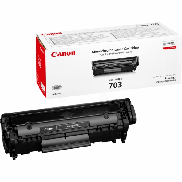 7616A005 // 703 / schwarz / original CANON Toner schwarz / 7616A005 / 2000 S.