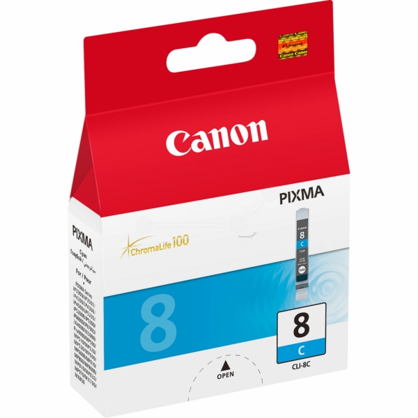 0621B001 // CLI8C / cyan / original CANON Tintenpatrone cyan / 0621B001 / 420 S. / 13.00 ml