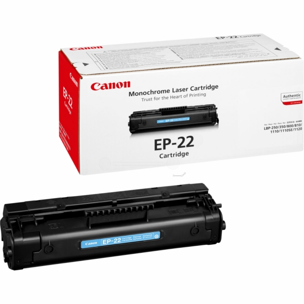 1550A003 // EP22 / schwarz / original CANON Toner schwarz / 1550A003 / 2500 S.