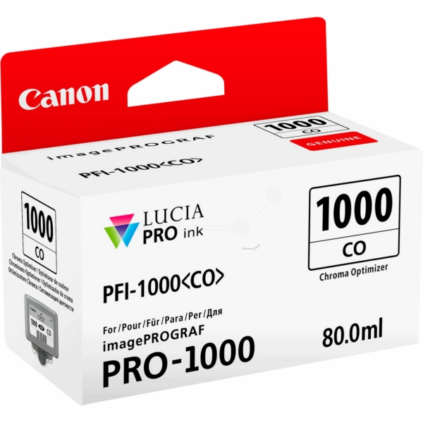 0556C001 // PFI1000CO / original CANON Tinte Sonstige / 0556C001 / 680 S. / 80.00 ml