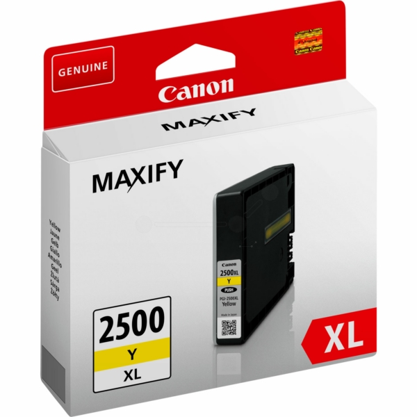 9267B001 // PGI2500XLY / gelb / original CANON Tintenpatrone gelb / 9267B001 / 1520 S. / 19.30 ml