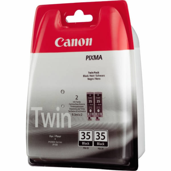 1509B029 // PGI35BK / schwarz / original CANON Tintenpatrone schwarz / 1509B029 / 191 S. / 9.30 ml