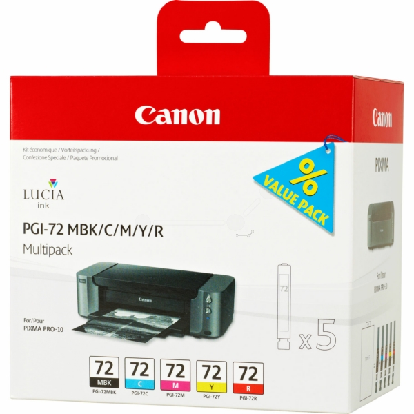 6402B009 // PGI72 / original CANON Tintenpatrone MultiPack / 6402B009
