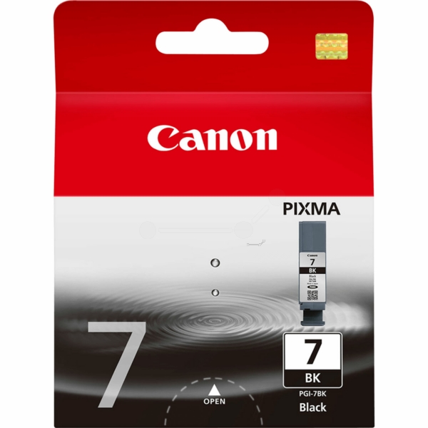 2444B001 // PGI7BK / schwarz / original CANON Tintenpatrone schwarz / 2444B001 / 570 S. / 25.00 ml